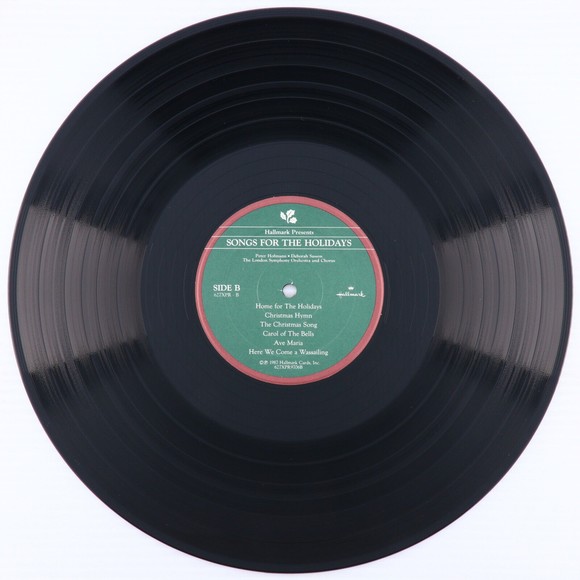 Hallmark Presents Songs For The Holidays, 1987 Christmas LP Record 627XPR9706B - Picture 11 of 16
